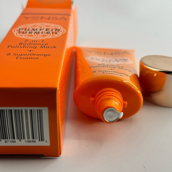 YENSA Pumpkin Turmeric 2-in-1 Radiance Polishing Mask 2.5oz/70mL Full Sz Sealed - Picture 5 of 6